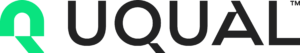 Green Q of the UQUAL logo and the UQUAL letters in black